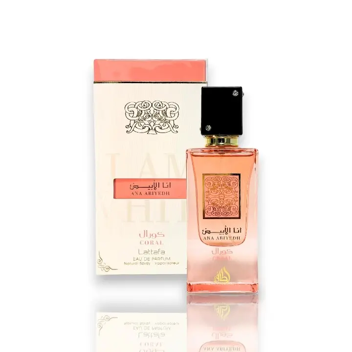 Lattafa | Ana Abiyedh | Coral | Eau De Parfum | Unisex Fragrance | 60ML - 2.0 OZ | Eau De Parfum |  Watermelon, Peach, Orange