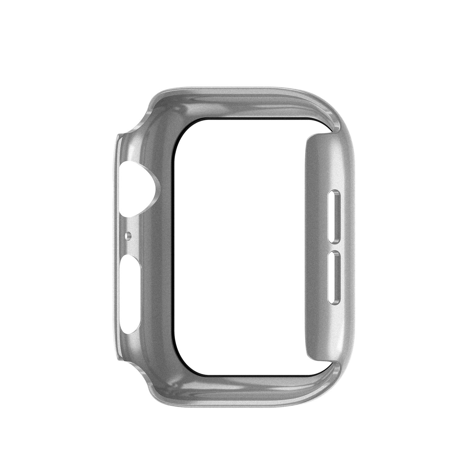 HISTORYOO Full Screen Protector Bumper Case For Apple Watch 11 10 9 8 7 6 5 4 3 SE 3 2 Ultra Series Hard PC cover built-in Screen Protective Ultra-Thin Tempered Glass Film 360 degree overall protection colorful Frame for  Watch 38 40 41 42 44 45 46 49mm