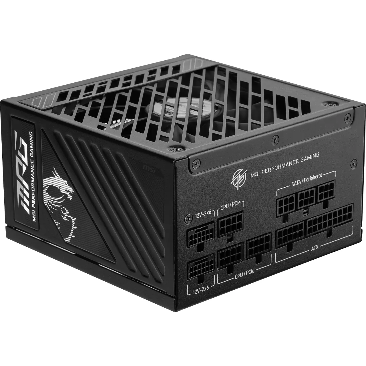 MSI - MPG A850GS PCIE5, 80+ Gold Full Modular Gaming PSU, 12V-2x6 Cable, 5080 5070 ATX 3.1 & PCIe 5.1 Ready. Embossed Jacket Cables. 850W Power Supply, 10 Year Warranty