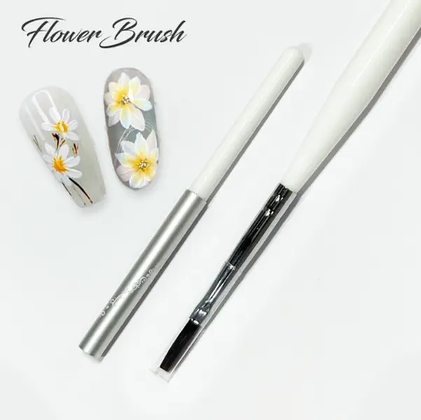 Flower Brush - Plaid Brush
