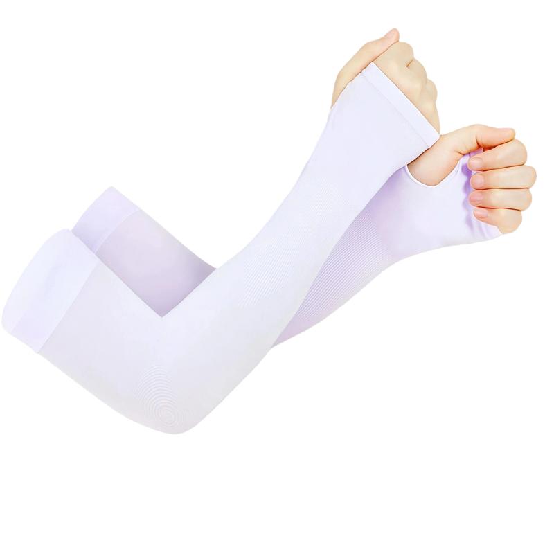 JointlyCreating Sun Protection 30cm Length Ice Silk Arm Sleeves High Elasticity Cooling Cuffs For Outdoor Sports Cycling Fitness Beach Holiday Daily Wear Designed For Women / Women’s