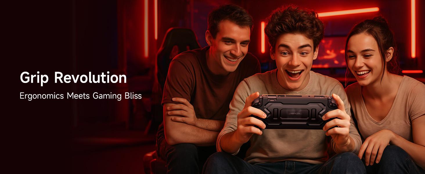 JSAUX Protective Case Designed for Nintendo Switch 2 2025, TPU Grip Portable Cover Compatible for Switch 2 Case and Joypad Controller, Accessories with Shock-Absorption and Anti-Scratch Design-Black