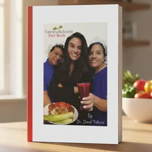 Valencia Lifestyle Diet Book – Dr. Valencia Bilingual English/Spanish | 28-Day Meal Planner for Healthy Eating & Balanced Living