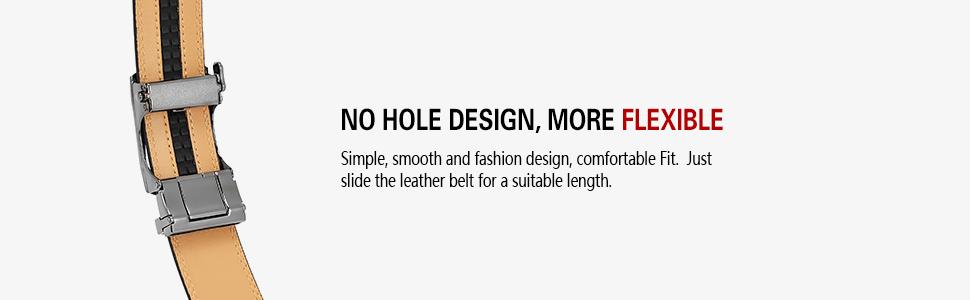 [Valentine's Day Gift] BOSTANTEN Leather Mens Belt Easy Release Ratchet Belt For Men Dress and Casual with Adjustable Buckle, Trim to Fit Textured Fathers Gift