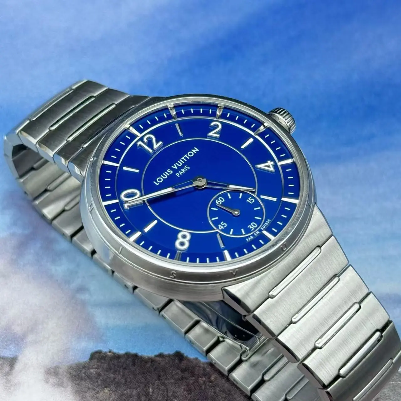2024 Full Set Louis Vuitton W1ST20 30.6mm Stainless Steel Automatic Luxury Dress Watch Original China Version