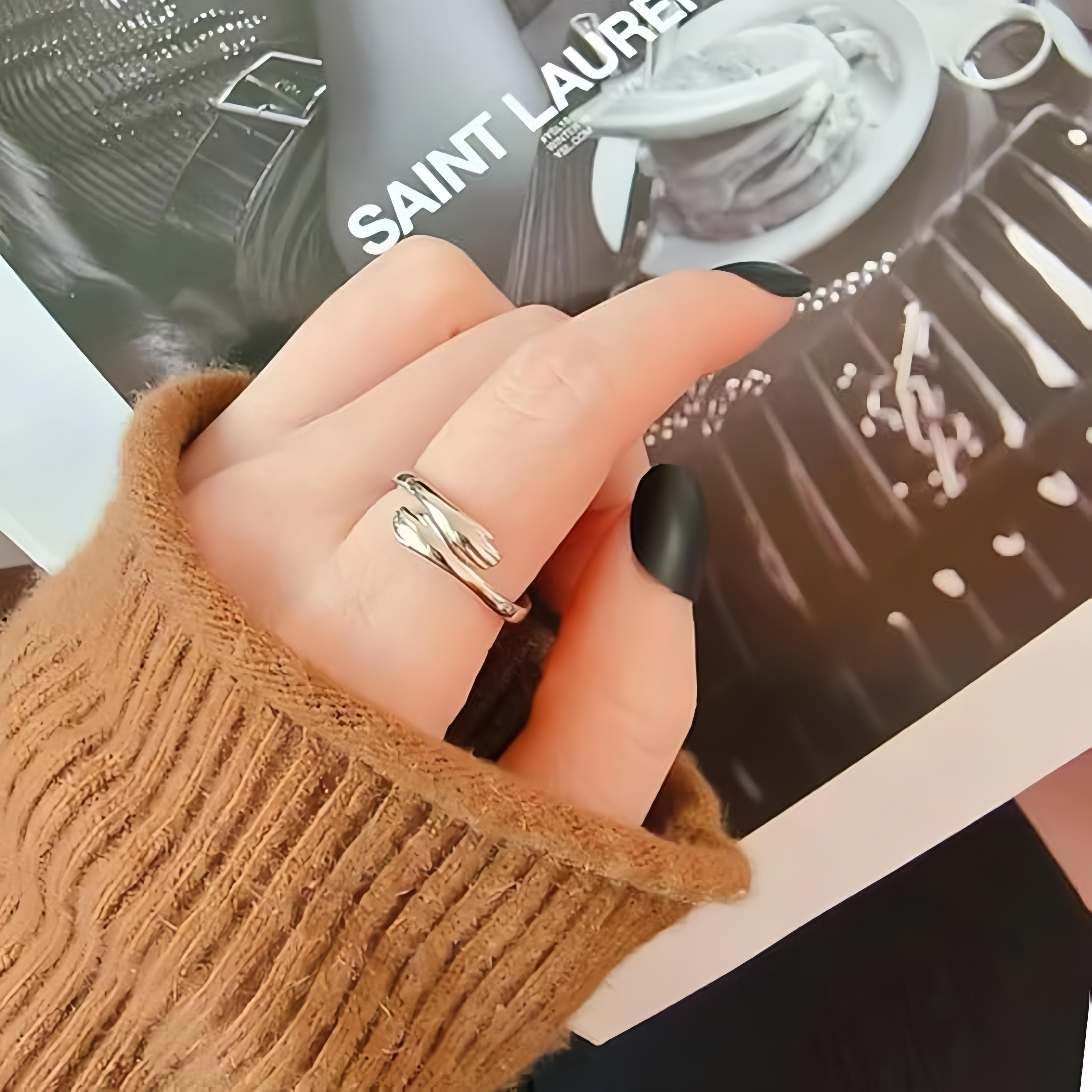 Hug Ring For My Daughter - A Symbol of Love and Protection Embrace Ring