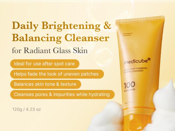[medicube] Kojic Acid Turmeric Toning Cleanser
