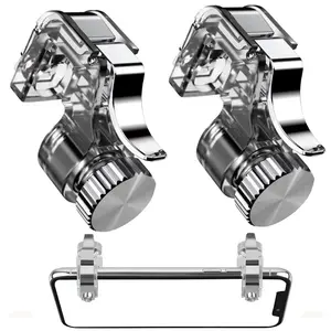 Mobile Game Controller, Mobile Game Joystick with L1 R1 Button, Mobile Game Accessories for PUBG & Other Mobile Games, Game Peripherals, Console