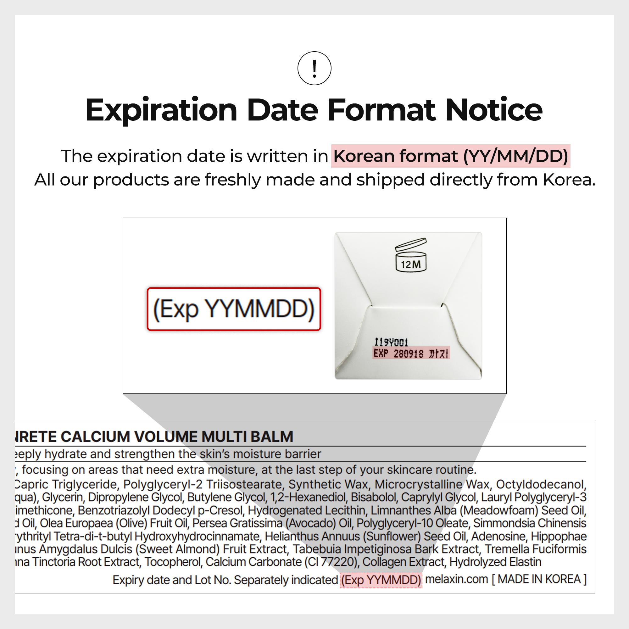 [Dr.Melaxin Official] Calcium Volume Multi Balm+Eye Patch 60ea Korean Skin Care Cosmetics with Collagen Extract Elasticity Eye Shiel dSkin Repair