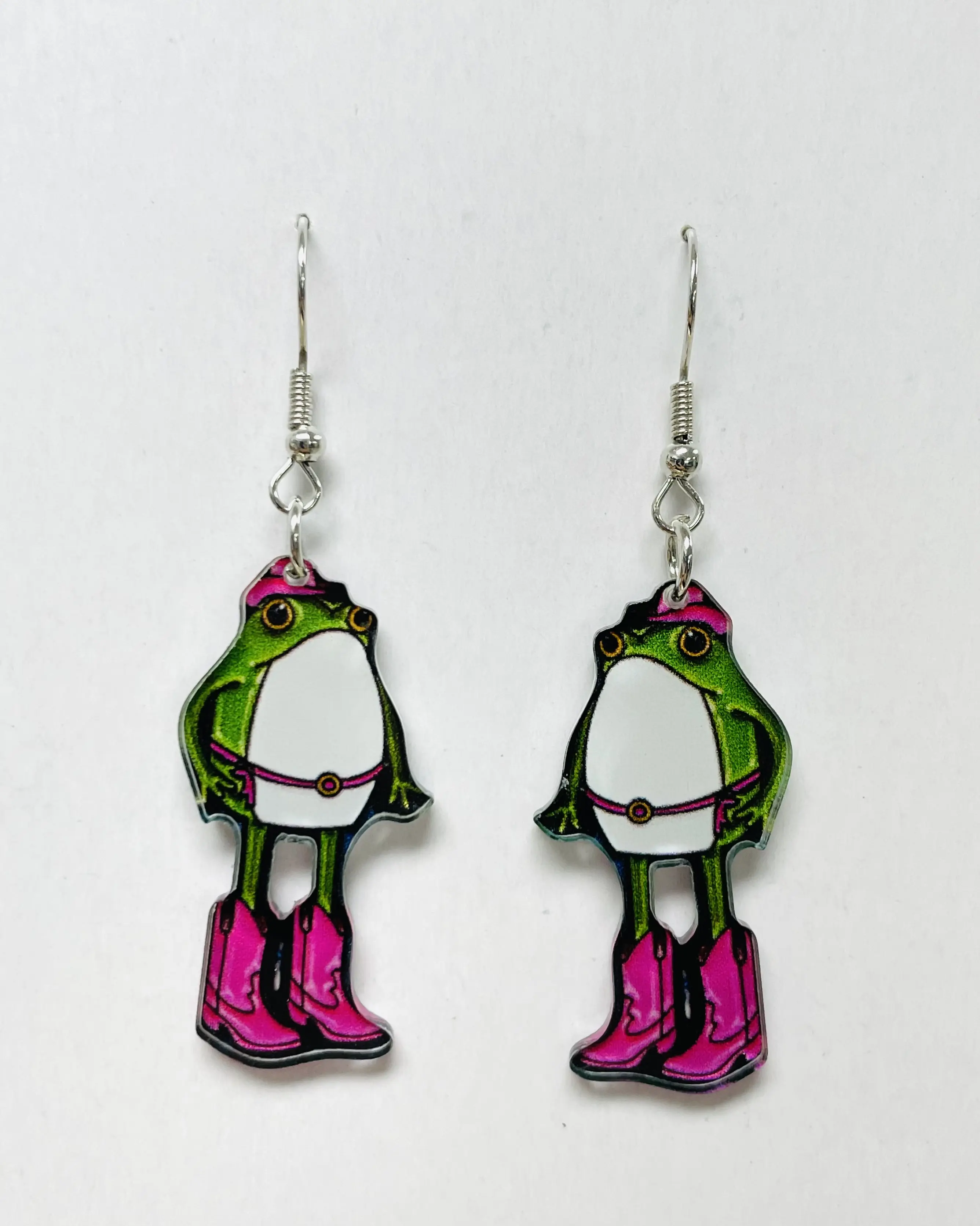 Frog with Boots earrings