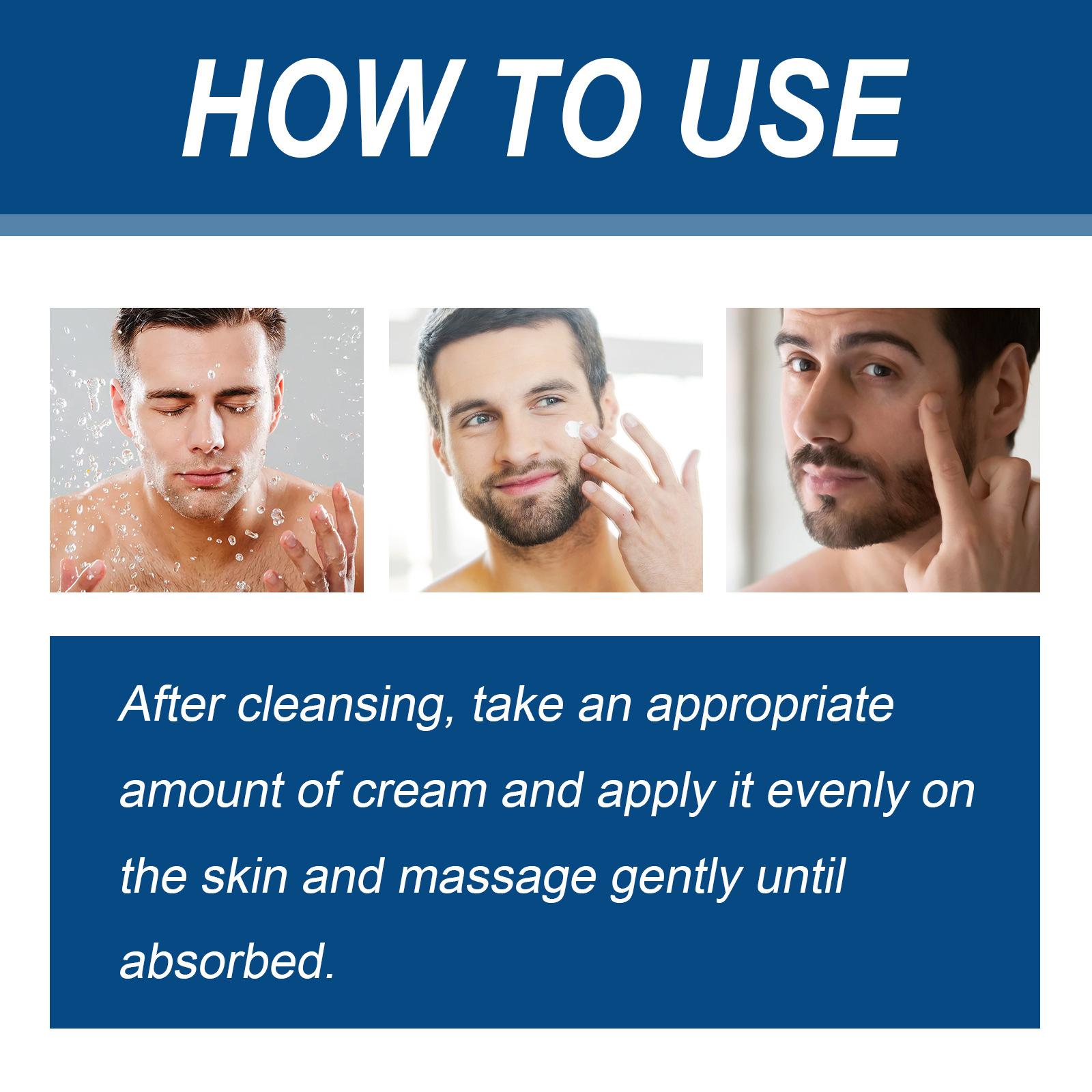 Men's Face Cream Moisturizer - Anti-Aging Cream For Men, Collagen, Retinol & Hyaluronic Acid - Day & Night - Facial Skin Care- Anti Wrinkle Daily Gentle