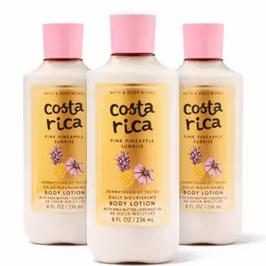 COSTA RICA PINEAPPLE SUNRISE Bath & Body Works Body Lotion 3-Pack – 8 oz Each