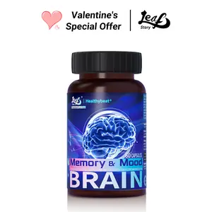 LeafStory Nootropic Brain Supplements for Memory and Focus, Cognitive Function for Mental Health & Clarity with Phosphatidylserine, Vitamin B6 B12, Folate & Dihydromyricetin, 60 Capsules-N2