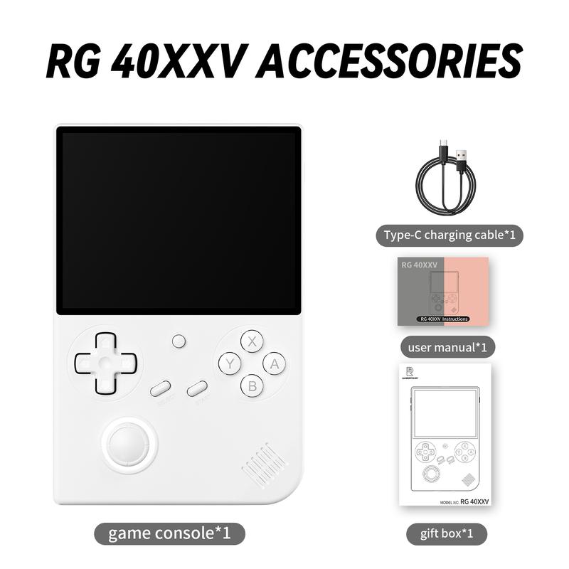 ANBERNIC RG40XXV Portable Retro Handheld Game Console 4.0-inch IPS Screen 640*480 Linux 64-bit System RG 40XXV With Classic Emulator 3200mAh Battery Christmas gifts