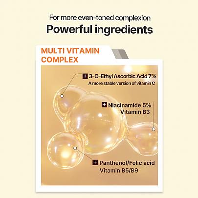 [Heimish RX] Multi Vitamin Glow Serum 35ml Brightening & Hydrating | Vitamin C + B3, B5, B9 | Lightweight & Fast-Absorbing