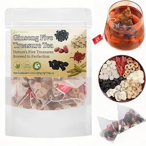 New Store Limited   Kidney tea formula Ginseng Treasure Tea Five Treasure Tea Combination Scented Tea RedDate Wolfberry Tea Men's Tea Health Tea Mulberry Herbal Formula Health Tea 20 bags