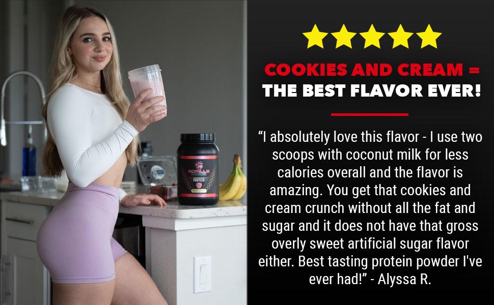 Gorilla Mode Premium Whey Protein - Whey Protein Isolate & Concentrate - Protein Powder for Post Workout Recovery & Meal Replacement (30 Servings)