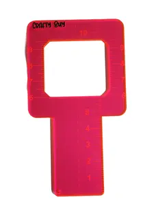 Heavy-Duty Placement Ruler - NEON PINK