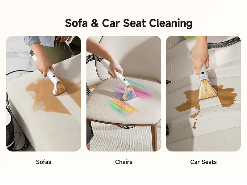 Uwant Portable Carpet Cleaner, Powerful Suction Spot Cleaner Machine, Upholstery Cleaner Machine, Home, Sofa, Car Vacuum Cleaner,smartliving Floor Cleaning System cordless vacuum cleaner