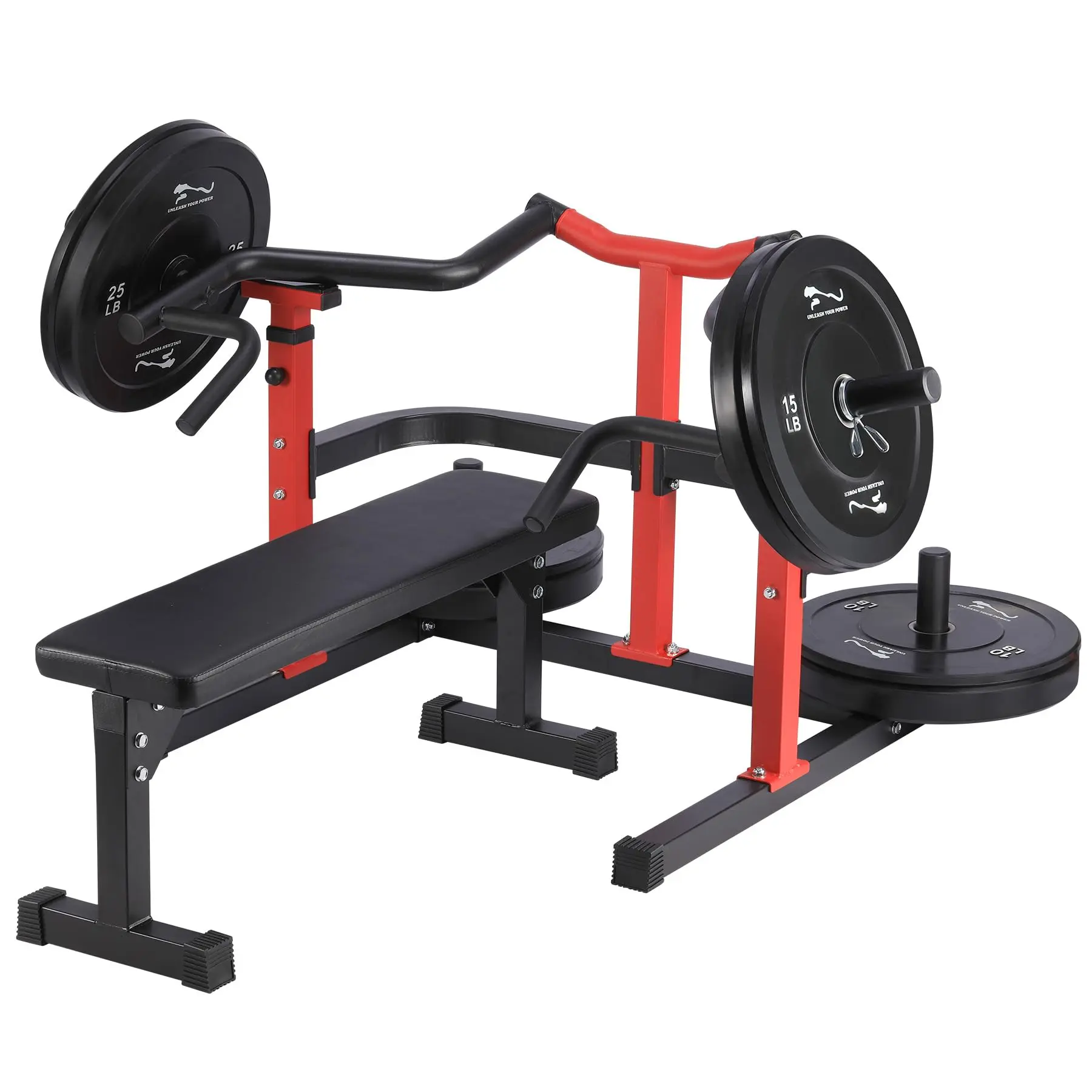 Chest Press Machine for Home Gym – Adjustable Flat Bench, Independent Converging Arms, Heavy-Duty Steel Frame, Smooth Bearings Chest Press Machine for Home Gym, Versatile Strength Training Equipment – Black Chest Press Machine for Home Gym