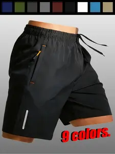 Men’s casual shorts, new athletic running shorts for outdoor activities, suitable for travel and outings