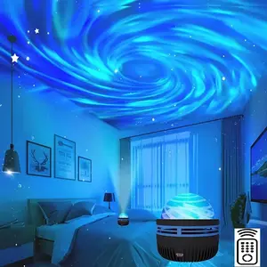 LED Galaxy Projector Light Colorful Nebula & Stars Projection for Kids Bedroom Night Light with Adjustable Brightness & Multiple Modes Ideal for Christmas Party Decoration