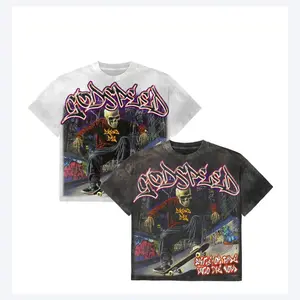 Godspeed Skeleton Skateboard Streetwear Graphic T-Shirt