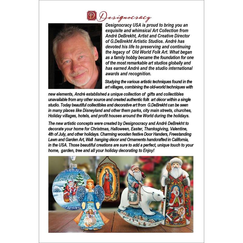 Baby Bunny Wooden Ornaments Easter by G. DeBrekht - Easter Spring Decor - 8154422