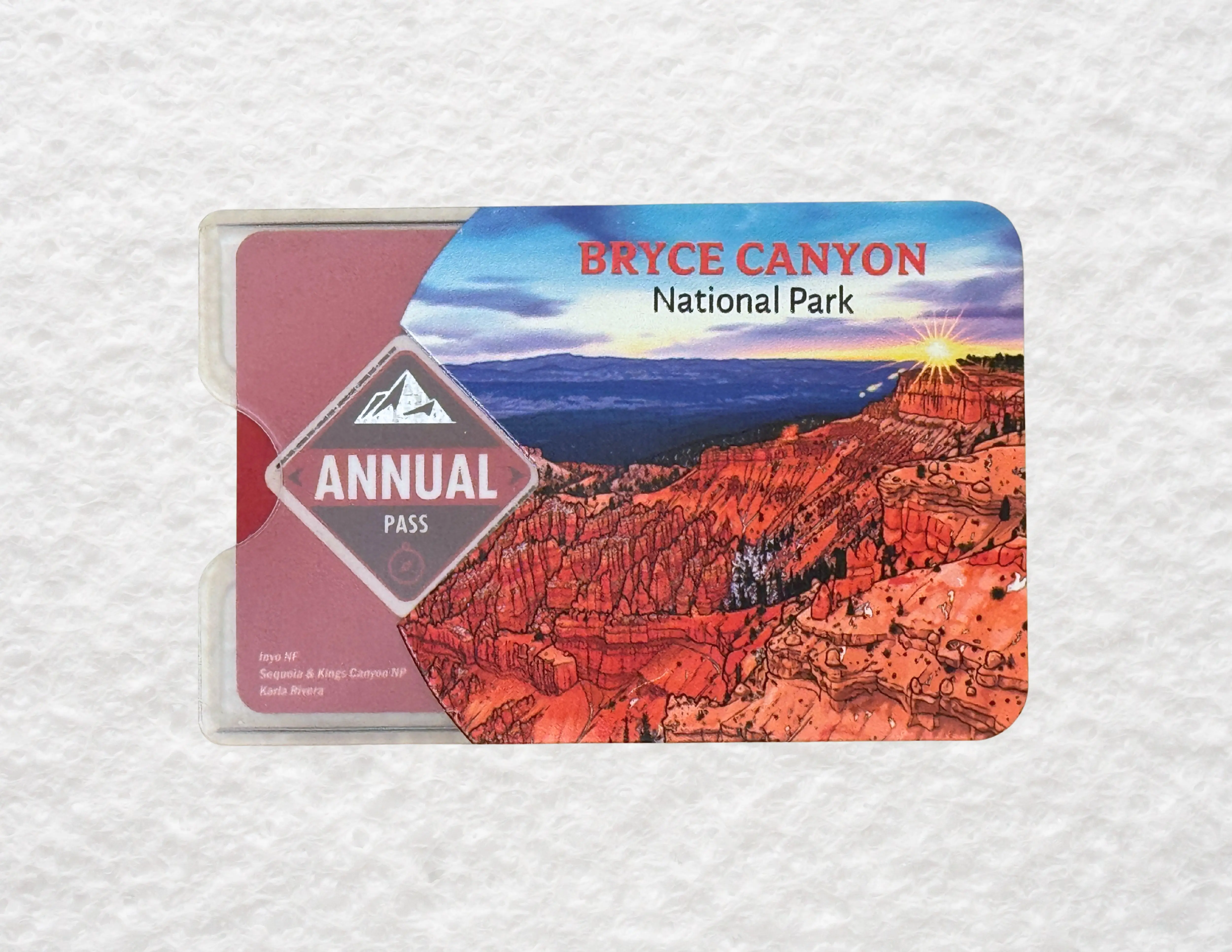National Park Pass Sleeve - Bryce Canyon