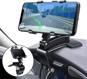 360° Rotating Universal Car Phone Mount, Upgrade Anti-Drop Clip Dashboard Windshield Holder for iPhone Samsung All Smartphones 4-7 Inch