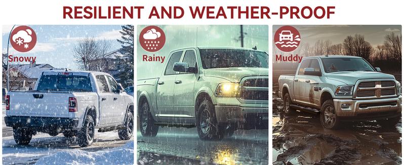 YITAMOTOR Running Boards 6 inches OE Style Aluminum Side Steps Nerf Bars for 2007-2018 Chevy Silverado/GMC Sierra 1500 & 2007-2019 2500HD/3500HD Crew Cab (Gas Engine ONLY) Black Parts Car Accessories Truck Replacement Heavy Duty Aluminum Running Boards