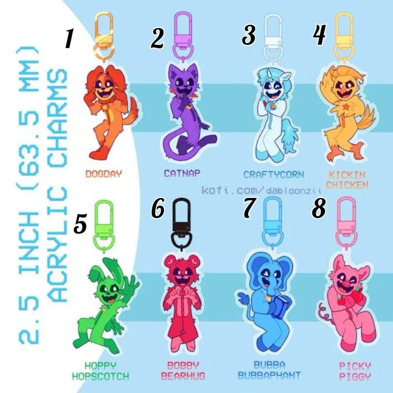 PoppyPlaytime Catnap Keychain