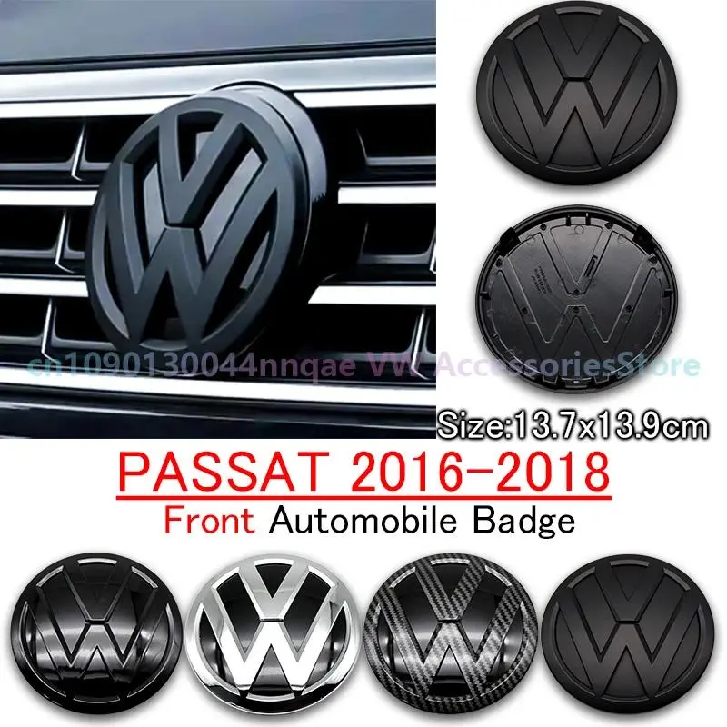 Vw Abs Material Car Grille Badge & Trunk Emblem, Fits 2016-2018 Passat & Lavida Models, Replacement Auto Part Accessory