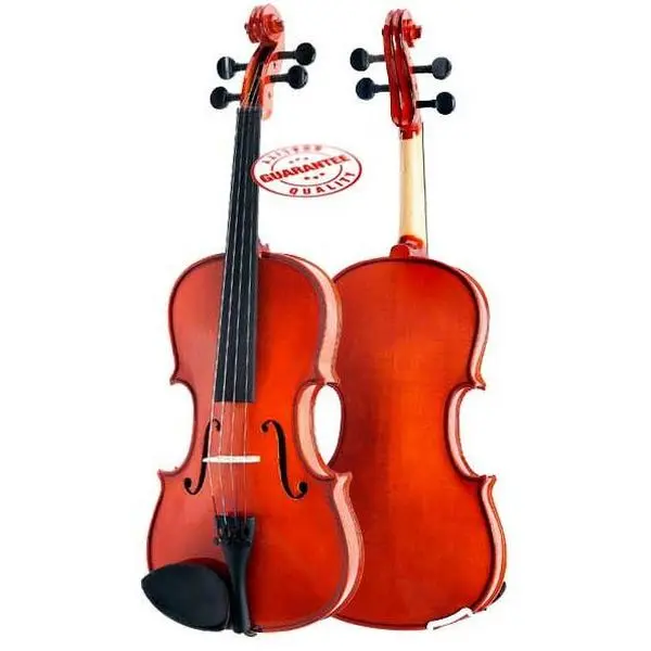 D'Luca Meister Ebony Fitted Beginner Violin Outfit 1/10