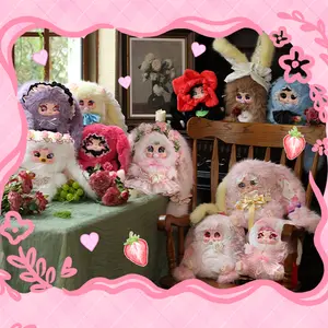 Rumi Jiimo TZHI 600% Rose Dream Island Series Large Plush Doll  - Premium Romantic Floral Stuffed Animal for Bed & Room Decor - Soft Huggable Designer Toy, Luxury Gift for Collectors and Girls