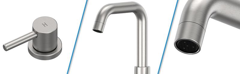 GARVEE 3 Hole Bathroom Faucets - Available in Chrome and Matte Black Finishes, Featuring Pop-up Drain, 8 Inch Widespread Design, Dual Handles, and Includes Supply Lines for Modern Vanity Sinks.
