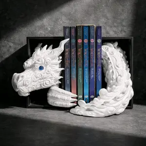 3D Printed Dragon Bookends, PLA Material Book Nook decoration,  dragon fans gift,  books lovers gift