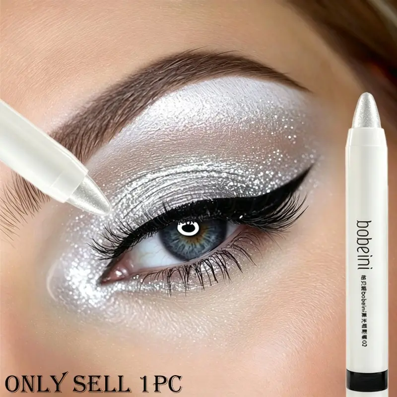 Glitter highlighter & dewy brightener pen, brighten inner corner & under eye instantly, smooth texture for clear diamond dewy eye makeup Shimmer