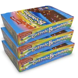 Little Debbie Extra-Large Sized Cosmic Brownies, 4 oz., 6 Count | 3 Pack (Total 18 Brownies)