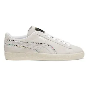 PUMA Mens Suede Wal Mas Camp Lace Up Sneakers Shoes Casual - White
