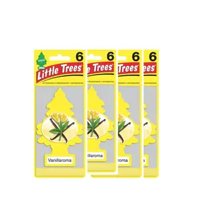 LITTLE TREES Car Air Freshener | Hanging Paper Tree for Home or Car | Vanillaroma | 24 Pack