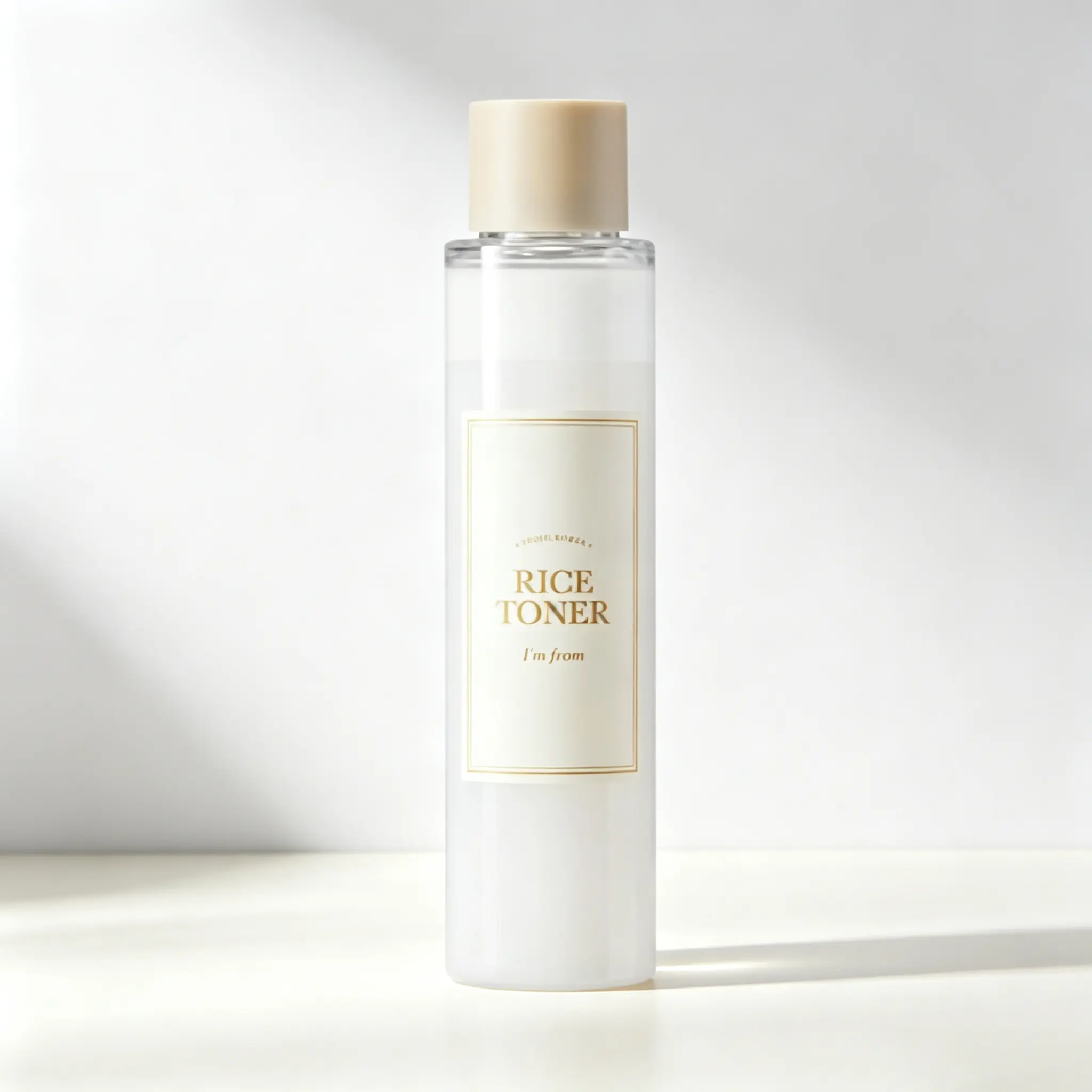 [I'm From] Rice Toner 150ml - Hydrating, Moisturizing Toner for Dry, Dull Skin - Vegan, Fragrance-Free, Glass Skin Result, Moisture