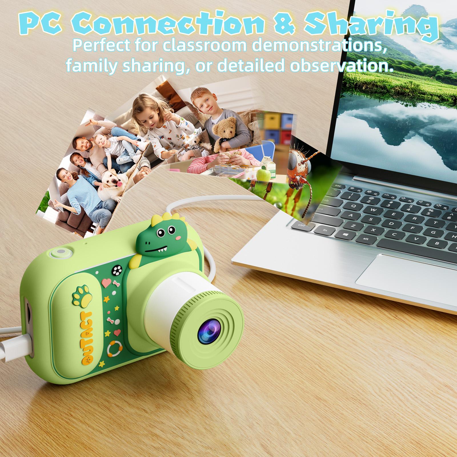 Handheld Mini Children's Microscope with Camera Function, High-Definition Pixels, a high-end product focused on children's entertainment and intellectual development, a toy for kids, a birthday and Christmas gift that kids will love.