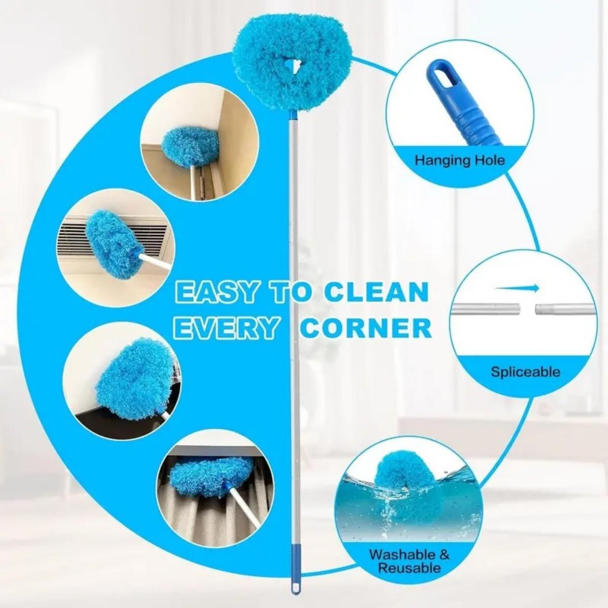 【Money-Back Guarantee】Extendable Microfiber Ceiling Fan Duster Long Handle Dust Locking Reusable Machine Washable Effortless Cleaning Brush for High Ceilings & Ceiling Fans dust fan 【Money-Back Guarantee】Extendable Microfiber Ceiling Fan Duster Long Handle Dust Locking Reusable Machine Washable Effortless Cleaning Brush for High Ceilings & Ceiling Fans dust fan