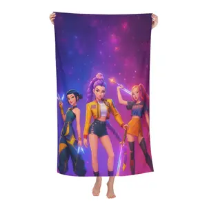 K-pop Singer Beach Towel - Quick-Dry Lightweight Bath Sheet, Super Absorbent for Swimming, Spa, Yoga, Vacation