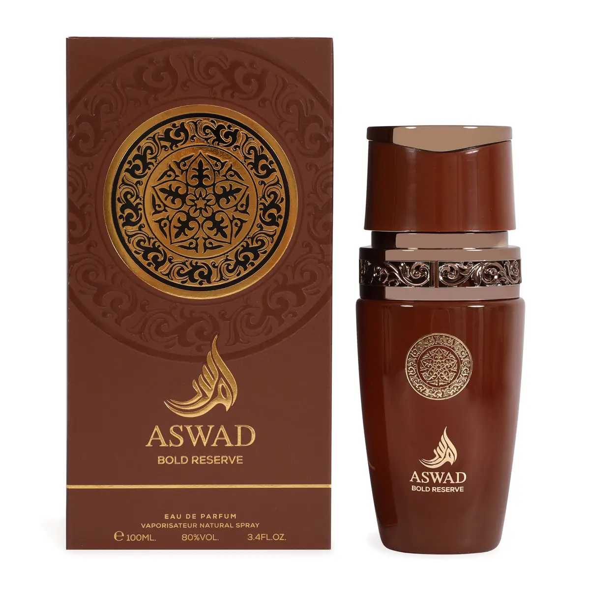 Afaq Aswad Bold Reserve Spray Perfume for Men Eau de Parfum for Homme 100ml