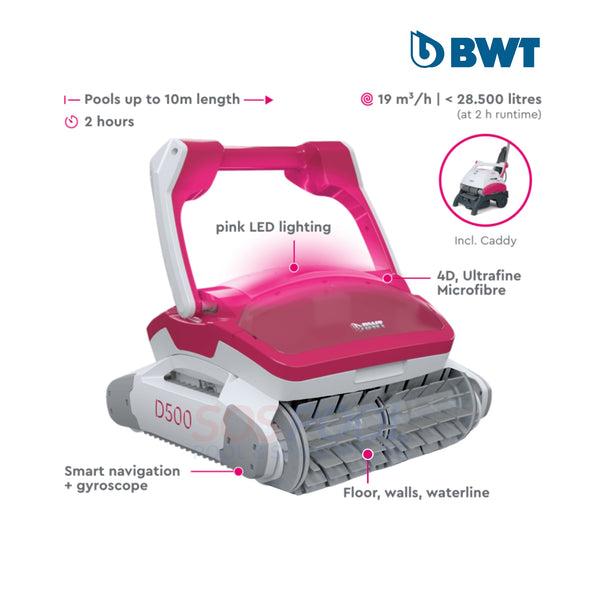 BWT Pool Robotic Cleaner | 60 ft Cord | D500 BWT Pool Robotic Cleaner | 60 ft Cord | D500