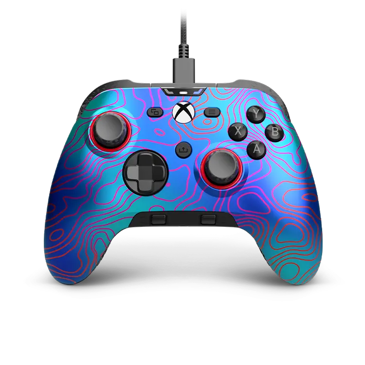 SCUF Valor Wired XBOX Console Game Controller (Energon) - Console Accessories with 4 Customizable Rear Paddles, Endurance Hall Effect Thumbsticks, Audio Control System