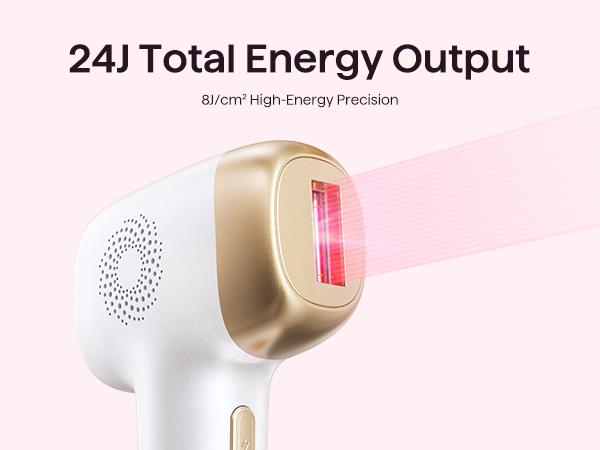 Wavytalk BARE IT Next-Gen Hair Removal with Ice Cooling, 3 Modes & 24J Dual-Pulse for Salon-Level Results on Face, Body & Bikini, Painless & Precise