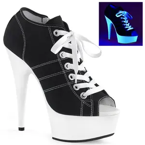Pleaser Women's Lace High-Heel Platform Sandals - Delight-600SK-01